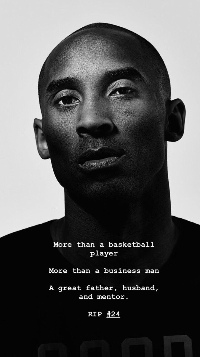 zaenaworld's tweet photo. You’re family is in my prayers. Today is not a good day #RIPMAMBA #RIPKobeBryant https://t.co/duuFrqRP3i
