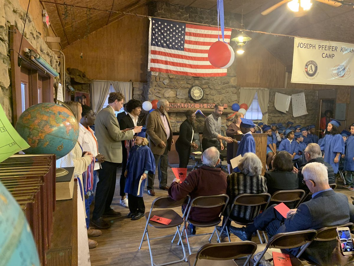 MichaelPoore1's tweet photo. The finale was to recognize each graduate!  Congratulations to each @lrsd and @pcssdschools student!  Thank you @Kiwanis @AmeriCorps the Pfeifer Camp staff and the Tollette’s. https://t.co/5PYVR6eS5e