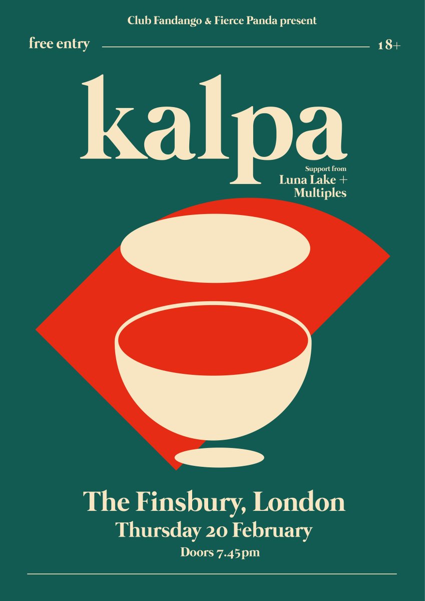 london our next show is at The Finsbury, 20th Feb. Free entry, alongside Luna Lake and Multiples... grab a fresh bowl of soup and come down x