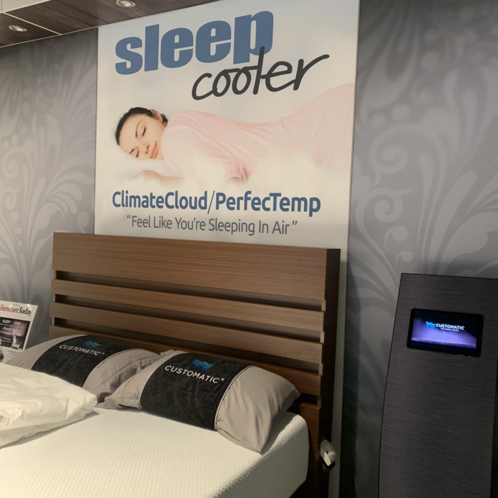 ErinBergTweets's tweet photo. Just experienced Climate Cloud and Perfect Temp from #customatictechnologies Totally digging the ability to control my sleep environment and choose that perfect temperature for me. #lvmkt https://t.co/JtVbifoDbP