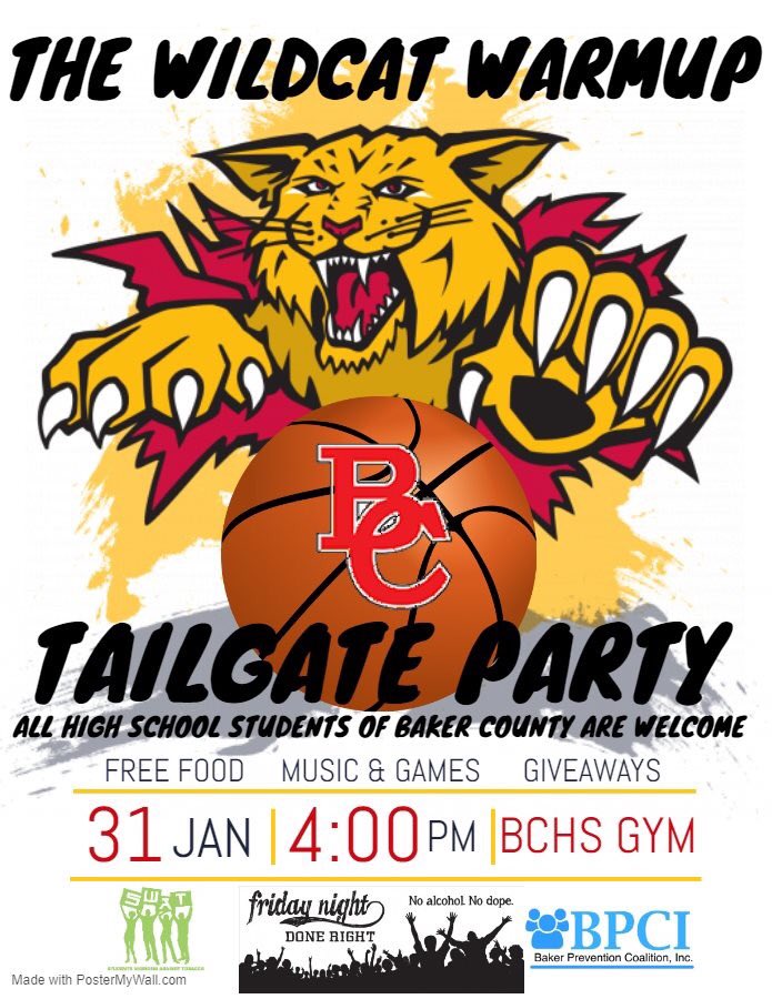 Come hang out with us before the JV and Varsity games this Friday night! <a href="/dailygrowltv/">dailygrowltv</a> <a href="/BCHS_YBK/">BCHS Yearbook</a> @GuidanceatBCHS <a href="/BCHS_SGA19/">BCHS Wildcats</a> @WildcatAthleti2
