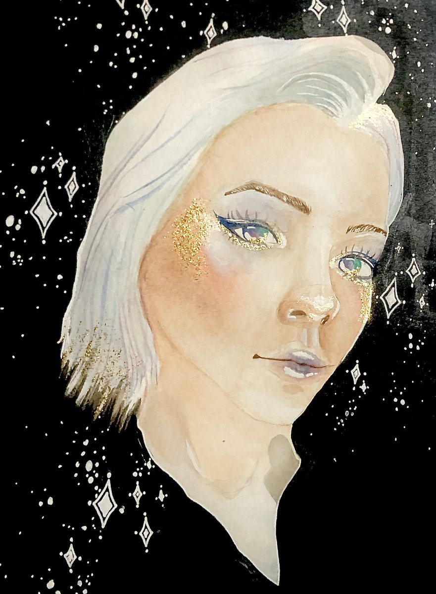 how_bluee's tweet photo. If I started offering watercolor commissions for $35 per 9x12 painting would anyone be interested? Examples below https://t.co/W6tVJO62Ms