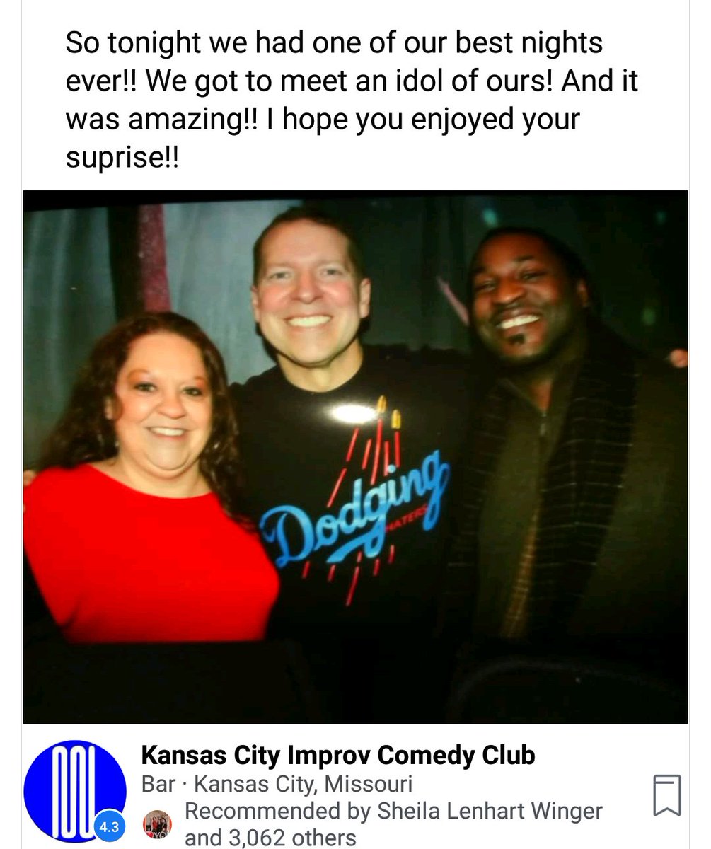 RealBarrzCircle's tweet photo. 2 years ago, I met one of the FUNNIEST men on the planet @garyowencomedy ....
I HATE that I didn't get to chop it up with him. I had SO MANY QUESTIONS! But there was a CRAZY long line of people waiting to meet him, so I kept it short... https://t.co/5j0D63Dwvi