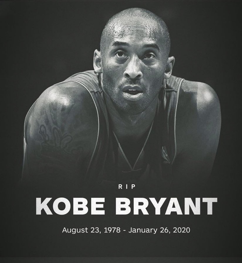 Emery1101's tweet photo. RIP Mamba. 

Prayers up for his family https://t.co/cRmdtB5Hu0