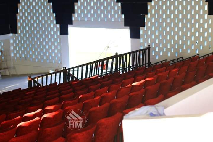 Cantoobo's tweet photo. Th renovation project of Somali National Theater in Mogadishu is coming up on its final stages. Thanks #isxilqaan Team for the amazing work https://t.co/sxqC10dGsz