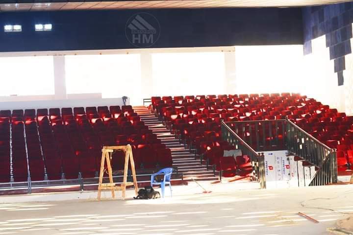 Cantoobo's tweet photo. Th renovation project of Somali National Theater in Mogadishu is coming up on its final stages. Thanks #isxilqaan Team for the amazing work https://t.co/sxqC10dGsz