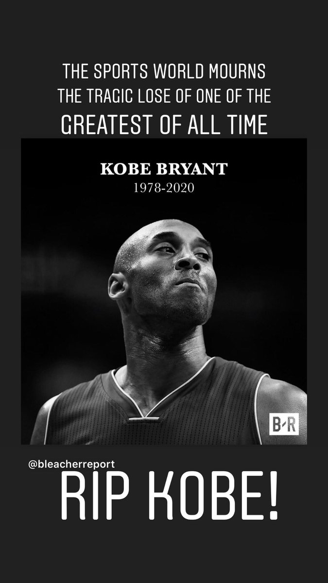 #RIPMAMBA This is a blow felt around the world. My heart goes out to the families impacted.