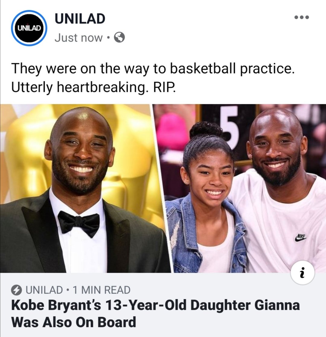 So sad 😭😭😭

RIP Black Mamba and Mambacita 💔