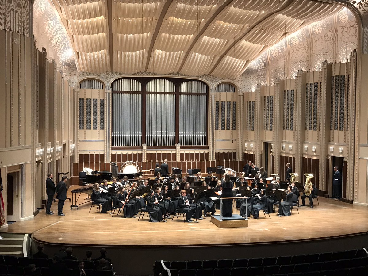 bme3434's tweet image. Our WHS Symphonic Band members will always remember their amazing opportunity to play at Severance Hall. What a great concert!