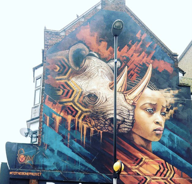 marimindles's tweet photo. 🧡Little accidental Croydon graffiti tour yesterday 🧡
#croydon #thecronx #streetart #totheboneproject #croydonstreetart https://t.co/xaI3R80FNQ