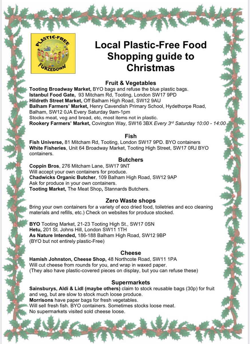PFFurzedown's tweet photo. @FurzedownFACE @HealthierWitho1 @byo_london @ZeroShopLondon @AsNatureInt We prepared that for Xmas!! But will look to update as new places open. Anywhere on the list below you think we have missed? https://t.co/y8HKGLPy6P