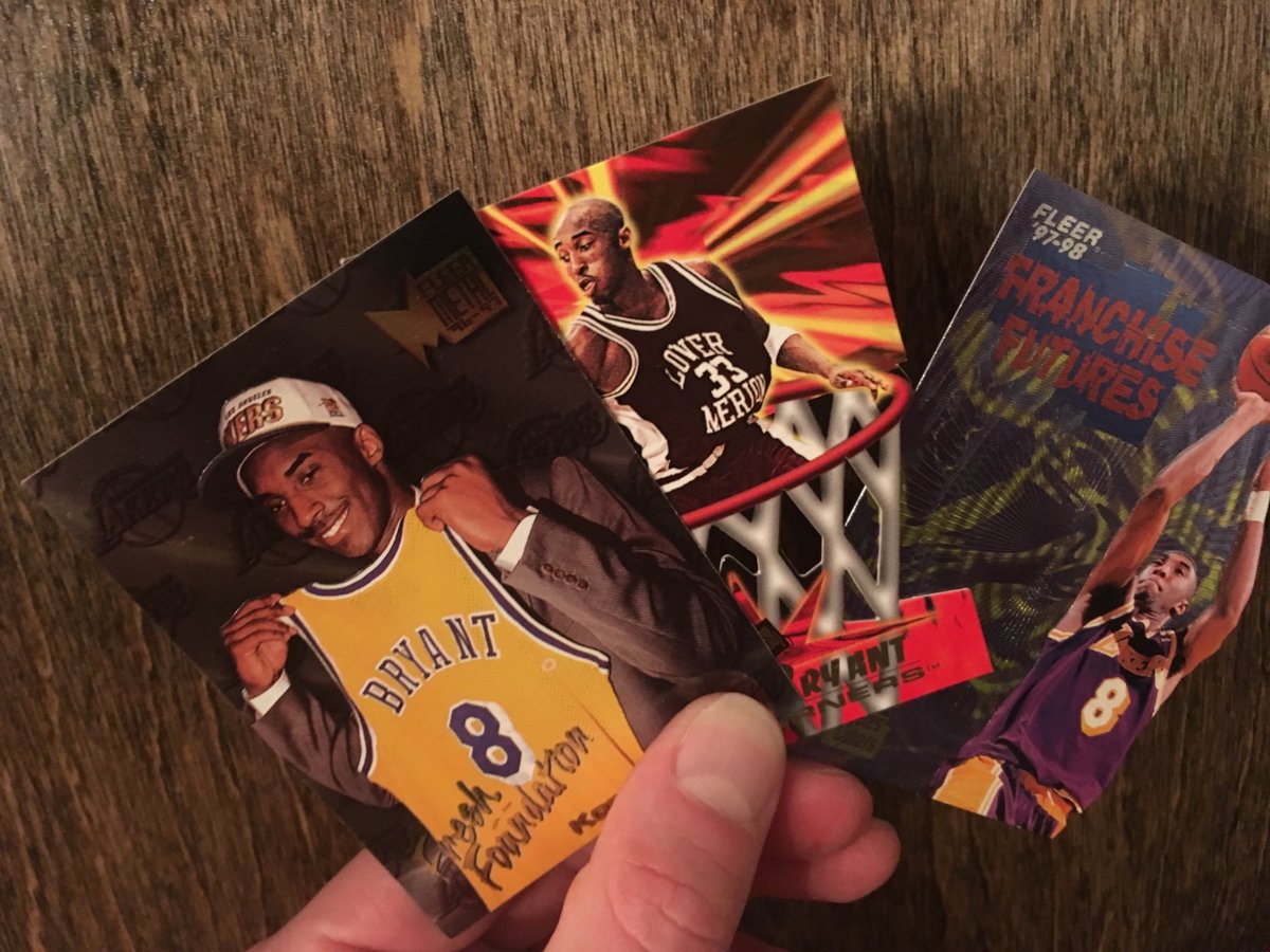 CoasterChamp's tweet image. It seems just like yesterday I was working to get my hands on these hot new #KobeBryant rookie cards. 😥
#ripkobe