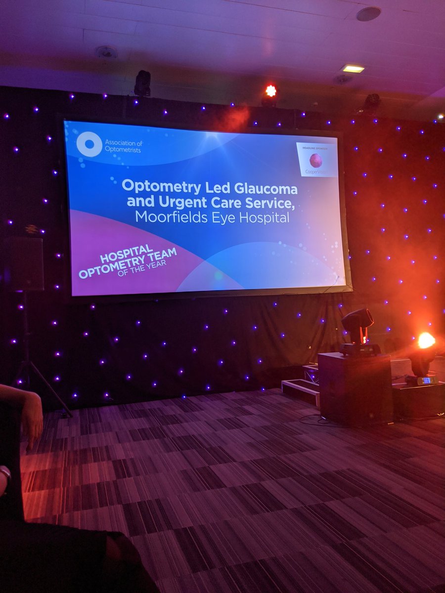 The_AOP's tweet photo. The winner of our first ever Hospital Optometry Team of the Year award is Optometry Led Glaucoma and Urgent Care Service, @Moorfields #AOPAwards2020 https://t.co/axGUzbtCsP