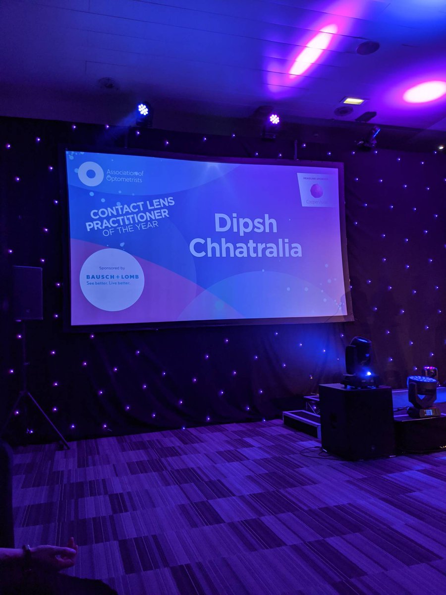 The_AOP's tweet photo. Congratulations Dipesh Chhatralia from @PHOpticians  for winning Contact Lens Practitioner of the Year at the #AOPAwards2020. https://t.co/LsvQt6qgab