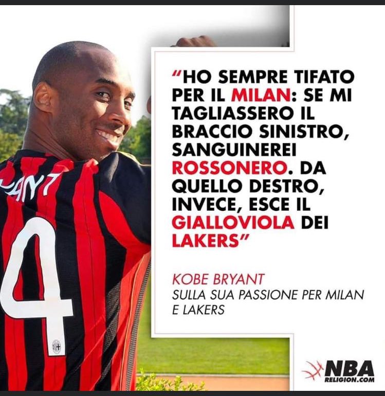 Che dolore. Riposa in pace. #KobeBryant #RIPMAMBA #RIPKobeBryant