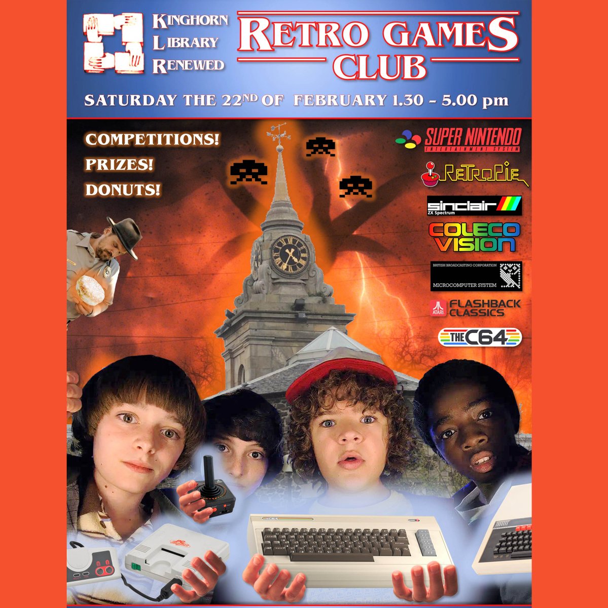 KinghornCommLib's tweet photo. Next Retro Games session scheduled for 22nd Feb 1.30-5. Tickets £2 from the library - all under 10's must be accompanied. https://t.co/sWypige5gb