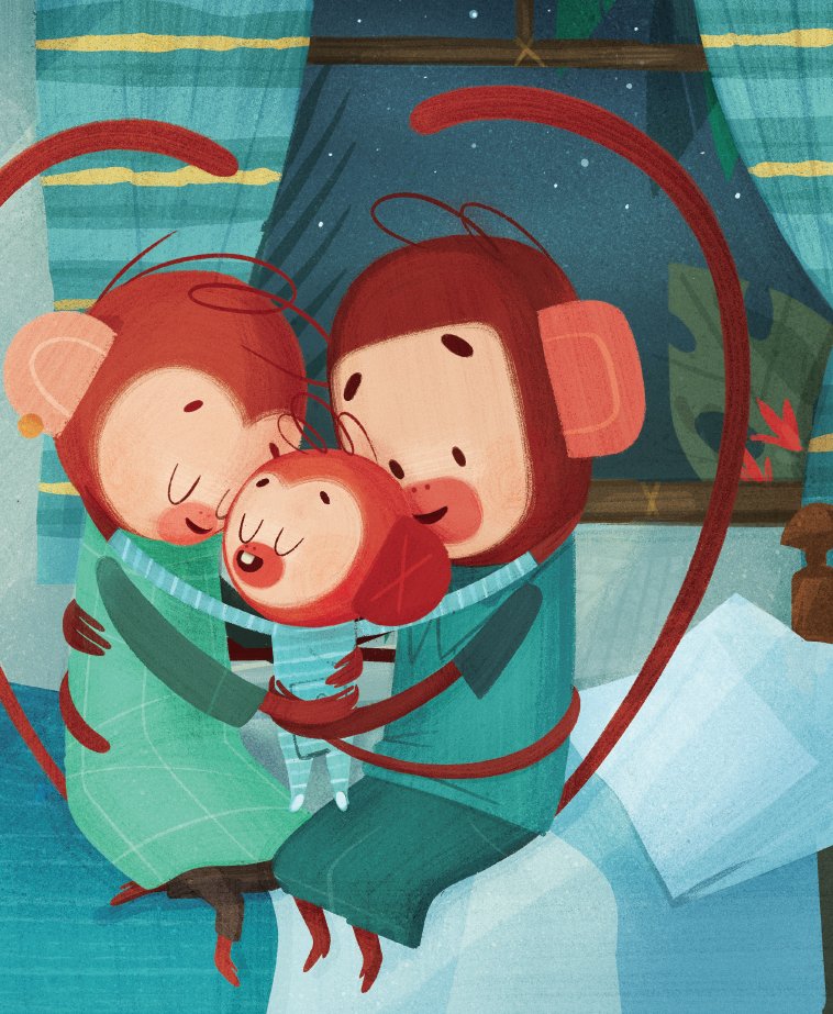 SimonKIDS's tweet photo. There is nothing quite like a Sunday spent catching up with family! @ChadOtisDesign 💕🐒🐒🐒 #CuddleMonkey // Learn more: https://t.co/g4q7p8VzoS https://t.co/GyZyCaVm1o