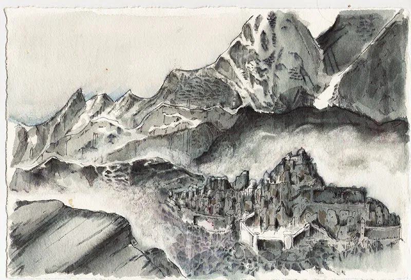 -El nuevo gobernador es más sabio junto a Bardo-dijo Balin-,y muy popular, pues a él se atribuye mucha de la prosperidad presente. Las nuevas canciones dicen que corre el oro por los ríos.
 -¡Entonces las profecías de las viejas canciones se han cumplido!-dijo Bilbo.