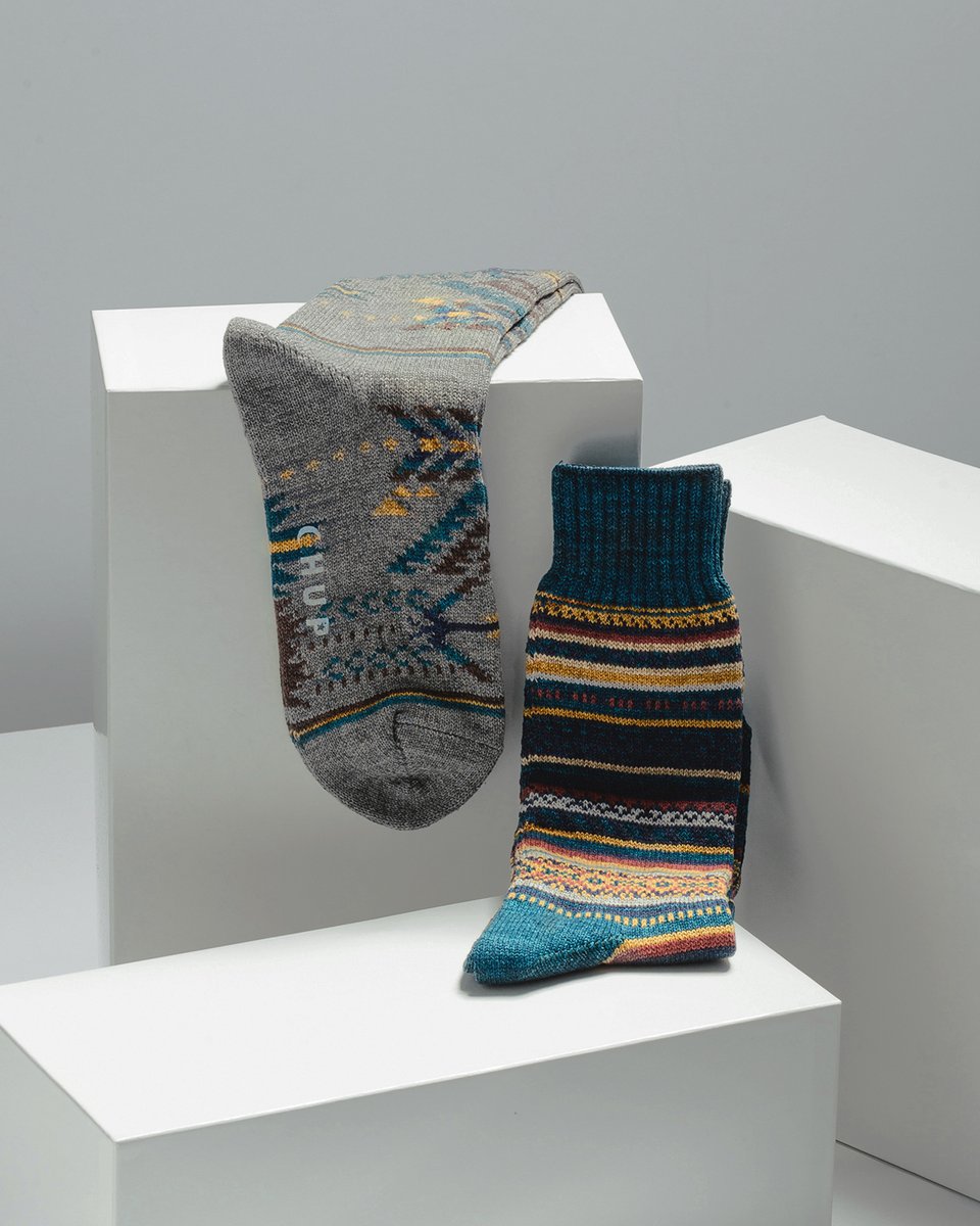 featurelv's tweet photo. The socks that will keep your feet toasty through the winter. Produced in Japan with recycled threads, Chup socks provides unique limited designs, that will keep your feet warm until the Spring. Available online now. #chupsocks https://t.co/llkB2VOveq https://t.co/2NfTLJNdmB