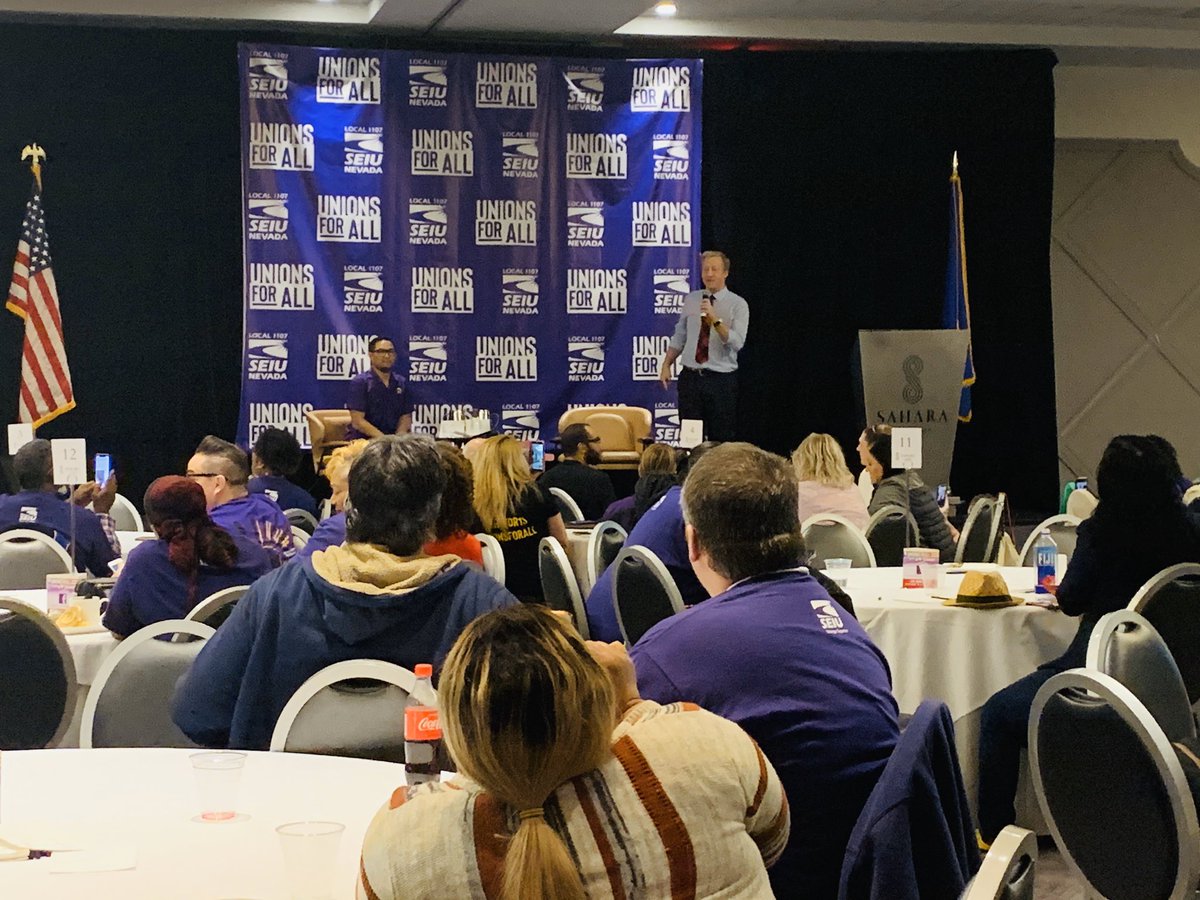 JessicaPadronNV's tweet photo. Great morning with our union brothers &amp; sisters at the @SEIU1107 #UnionsForAll summit!  Thank you 
@brianoshepherd, Executive Director Grace Vergara-Mactal, @WillMcCurdyII, &amp;team for all you do year-round for worker protections! #FairWage #SocialJustice #EndRightToWork #EqualPay https://t.co/OA57WTgGCw
