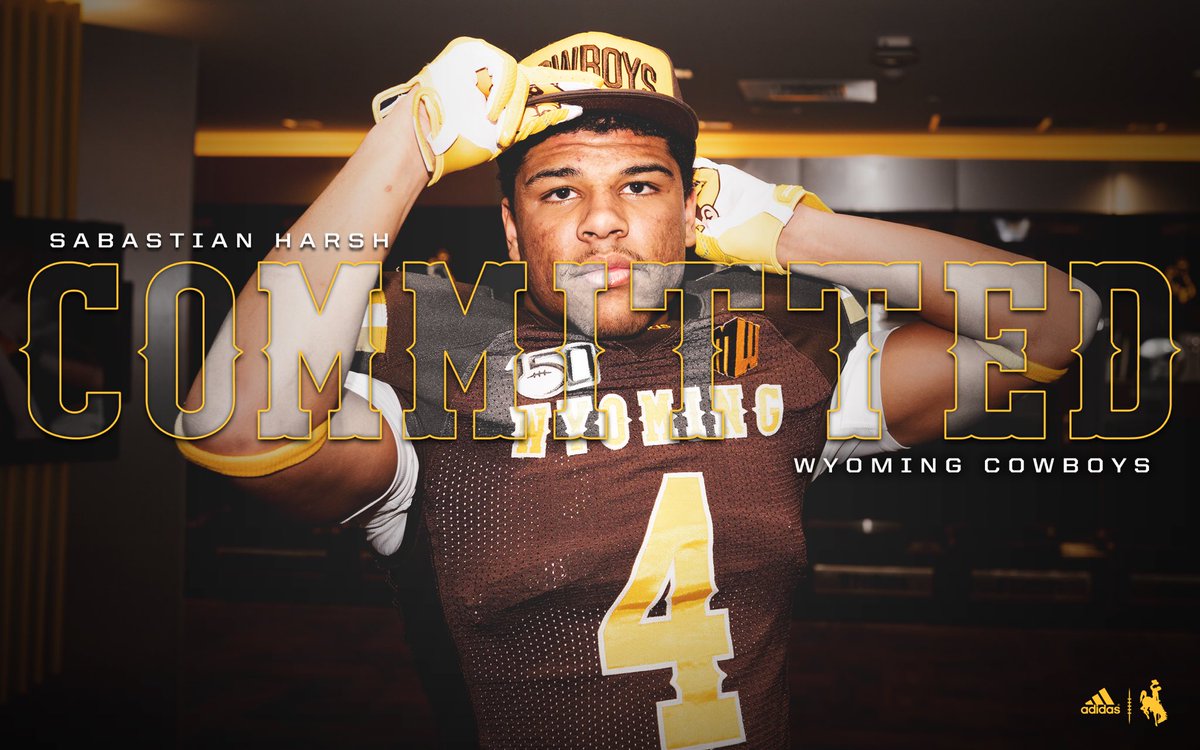 HarshSabastian's tweet photo. I want to say thank you to every school that was recruiting me and everyone who has supported me in this process it means a lot. With that being said  I would like to announce that I am committing to the University of Wyoming🦍💛 @Coach_SBMoore @CoachCBohl @wyo_football #GoPokes https://t.co/f8jl7QClud