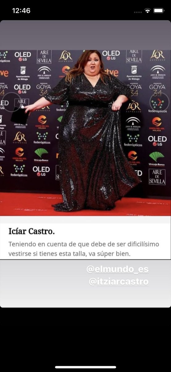 Rocio_rgr's tweet photo. Voy a mostrar mi indignaxión con la gala de los Goya, no con la gala ni con la gente, sino con la gente que comenta las galas, llamemos gente por no decirles otra cosa. Qué opináis?  Vergüenza tiene que dar al @elmundoes https://t.co/X7ar36YOus