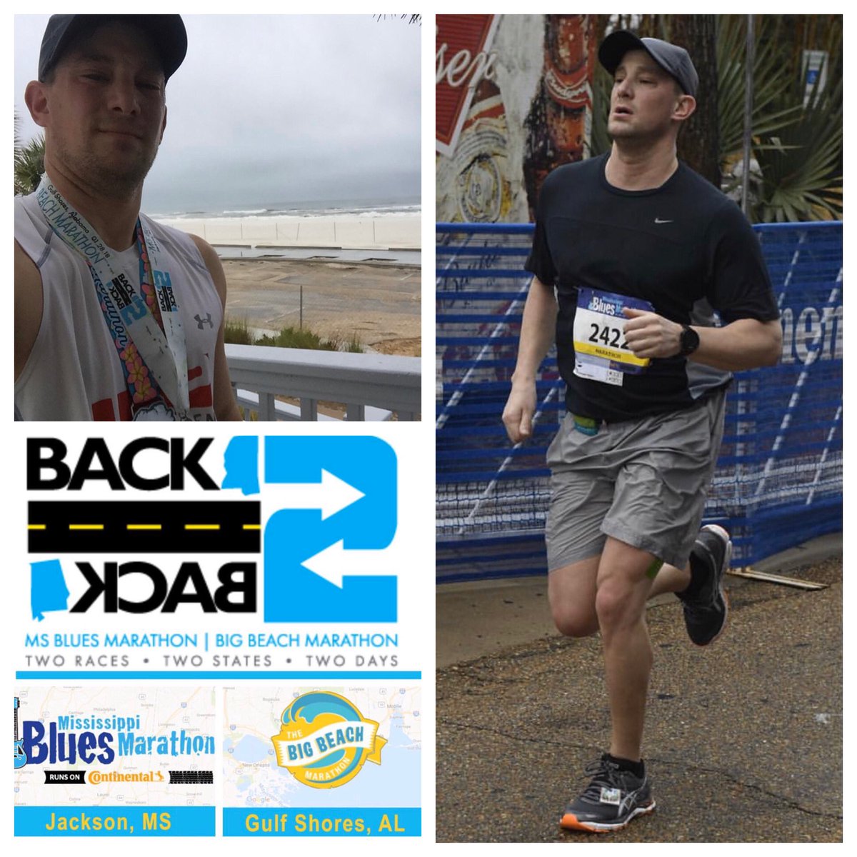 DrChrisLongo's tweet photo. 2 years ago this weekend #backtobackmarathons 1/26/18 &amp; 1/27/18 💪 #beastmode #marathonprincipal  
It’s a good time for a comeback https://t.co/j7NsXrldXn