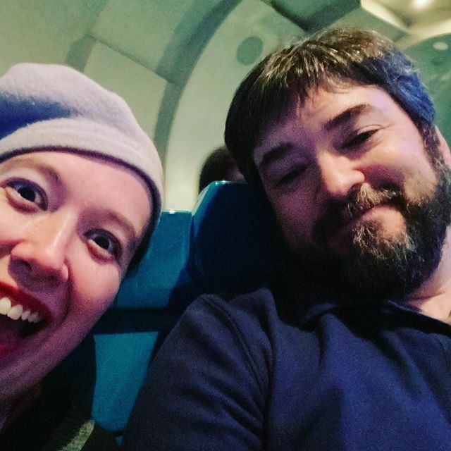 WineHuman's tweet photo. Ben is *so* excited about going on Spaceship Earth. https://t.co/iQBVyT3h8g https://t.co/EWMGJ4sZGT