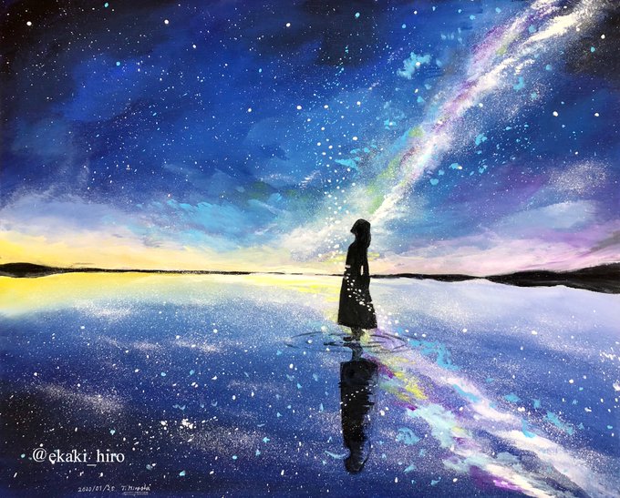 星空 高画質 のtwitterイラスト検索結果