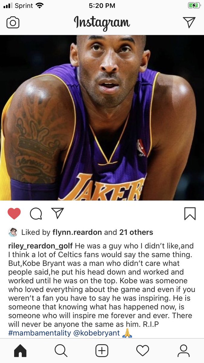 reardon_red's tweet photo. Riley is very sad and quiet today ... This is from his Instagram account
Im very proud of your words and you 😢 Love you buddy ❤️
#Riley #wisebeyondyouryears #CarpeDiem #ripkobe https://t.co/yMdFHmw5MD