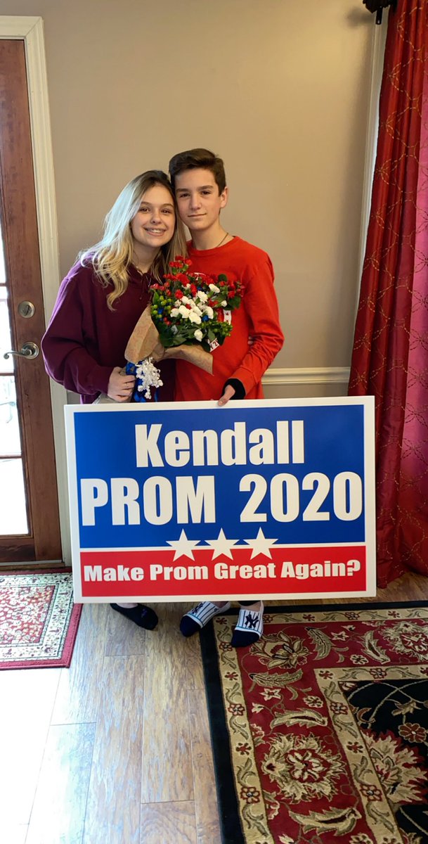 Promposal 2020! Make Prom Great Again..... <a href="/realDonaldTrump/">Donald J. Trump</a> 
#Trump2020