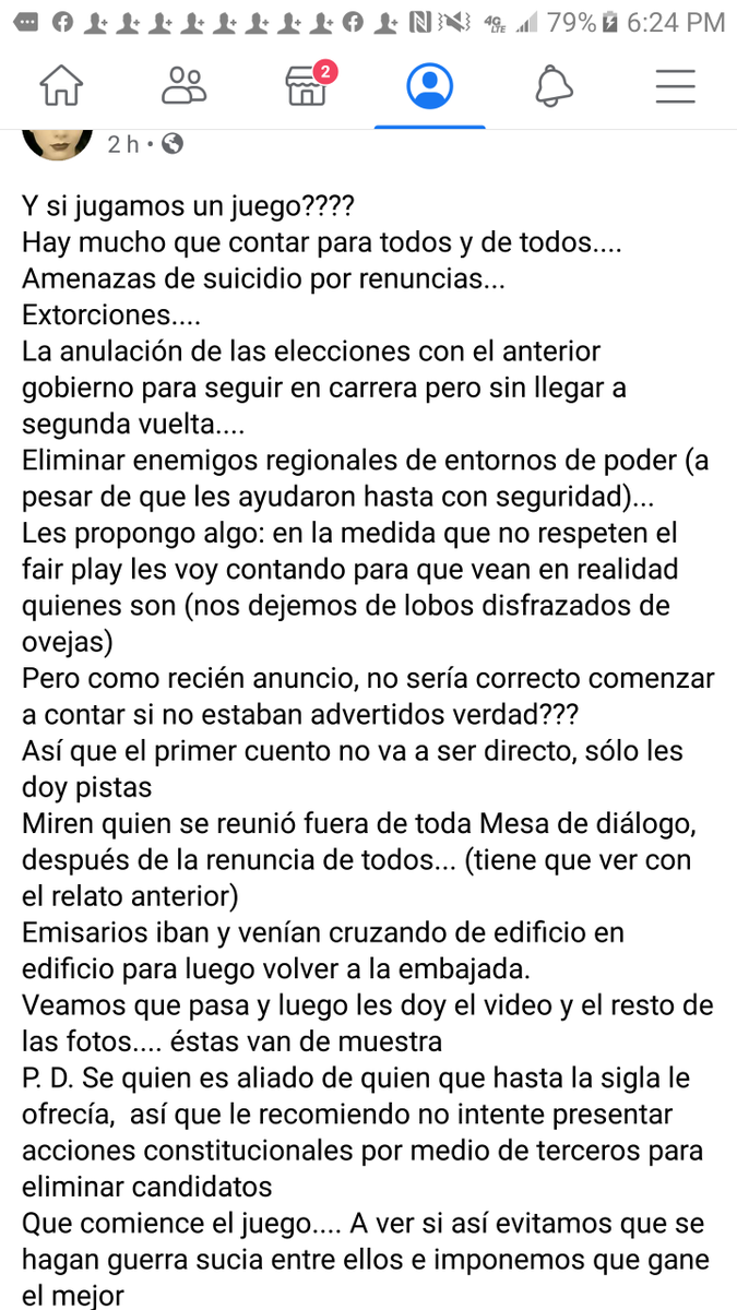 nadia_beller's tweet photo. En mi calidad de ciudadana exijo que ustedes los presidenciables estén a la altura
Al igual que muchos otros he y estoy arriesgando mi vida y queremos que ganen en base a propuestas y no guerra sucia. De ustedes depende que yo no hable 
https://t.co/hS5SFNWWLK https://t.co/FYsd6HKKBP