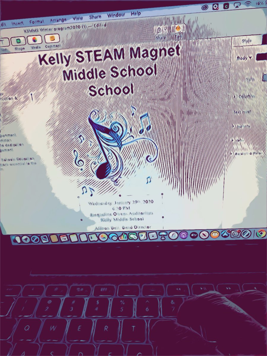 Kellysteamband's tweet photo. When the band is over 200 big you have to get creative to fit all the names in the program! #banddirectorproblems #steamschool https://t.co/UpF2CFsO1U