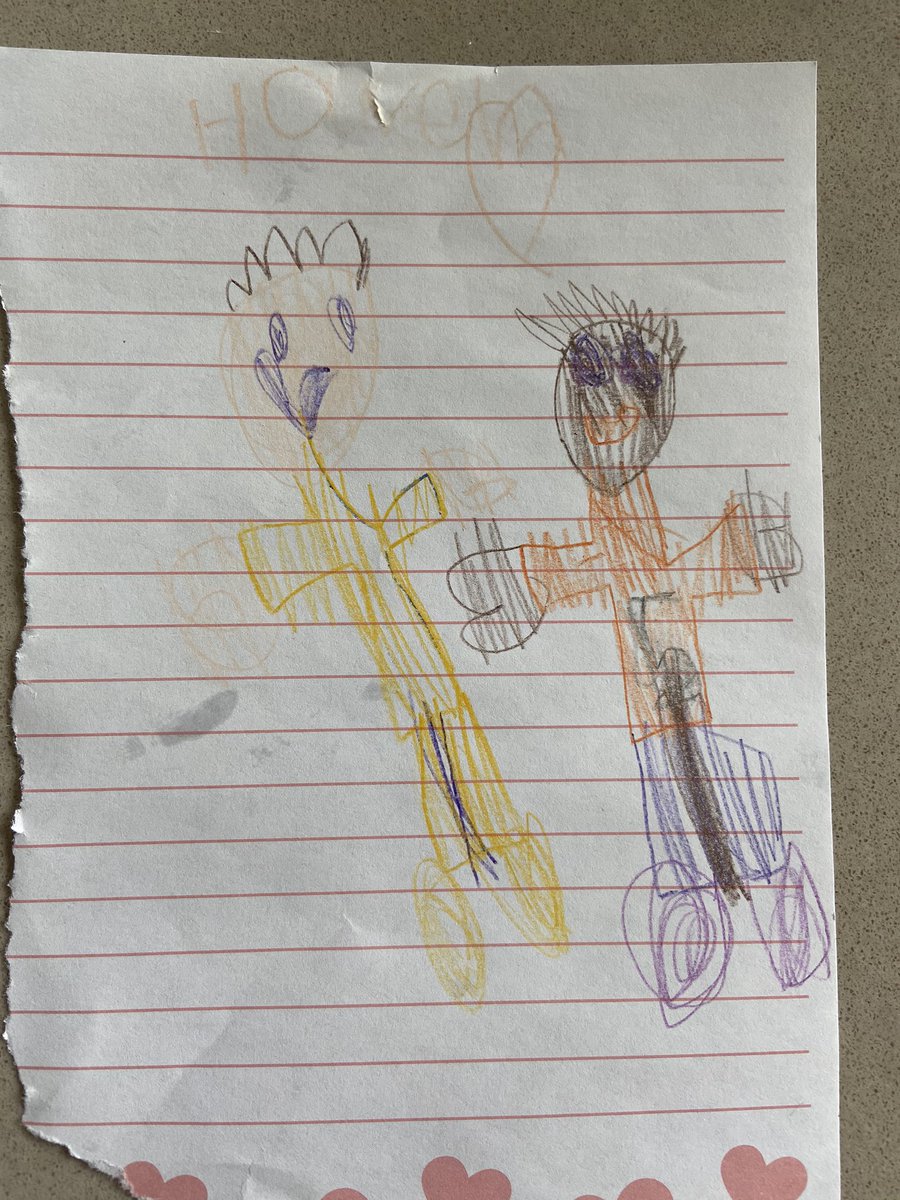 Just can’t think about anything else...I’m just heartbroken.

My daughter drew this to help me feel better. 

Kobe and I #KobeBryant #Kobe #kobecrash #MambaForever #MAMBA4EVER #MambaMentality
