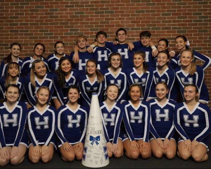 HHSCheerleadin1's tweet photo. Congratulations to our Coed Competition team for finishing the regular season by bringing home first and the Spirit Award from NKCCA winter competition! Extremely proud of this team! 💙🐦📣 #l’sintheair #livelikelil https://t.co/jull53HshR