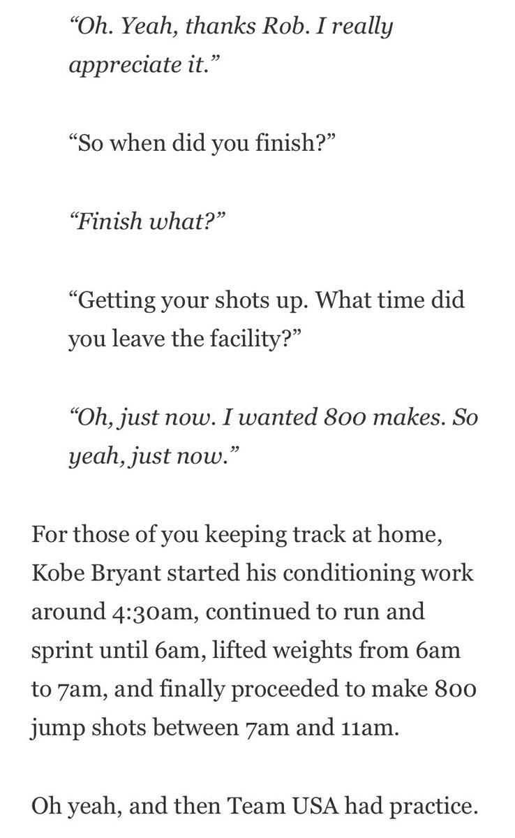 JackMac's tweet photo. My favorite Kobe story via a former USA Basketball trainer. 

Source: https://t.co/n2uxZtFqKu @JamesClear https://t.co/aM5CtzaAuQ