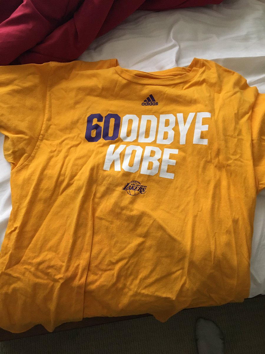 mattjoye's tweet photo. Only one shirt for today. #RIPKobe #MambaForever #GoodbyeKobe https://t.co/5UjBZ4euS9