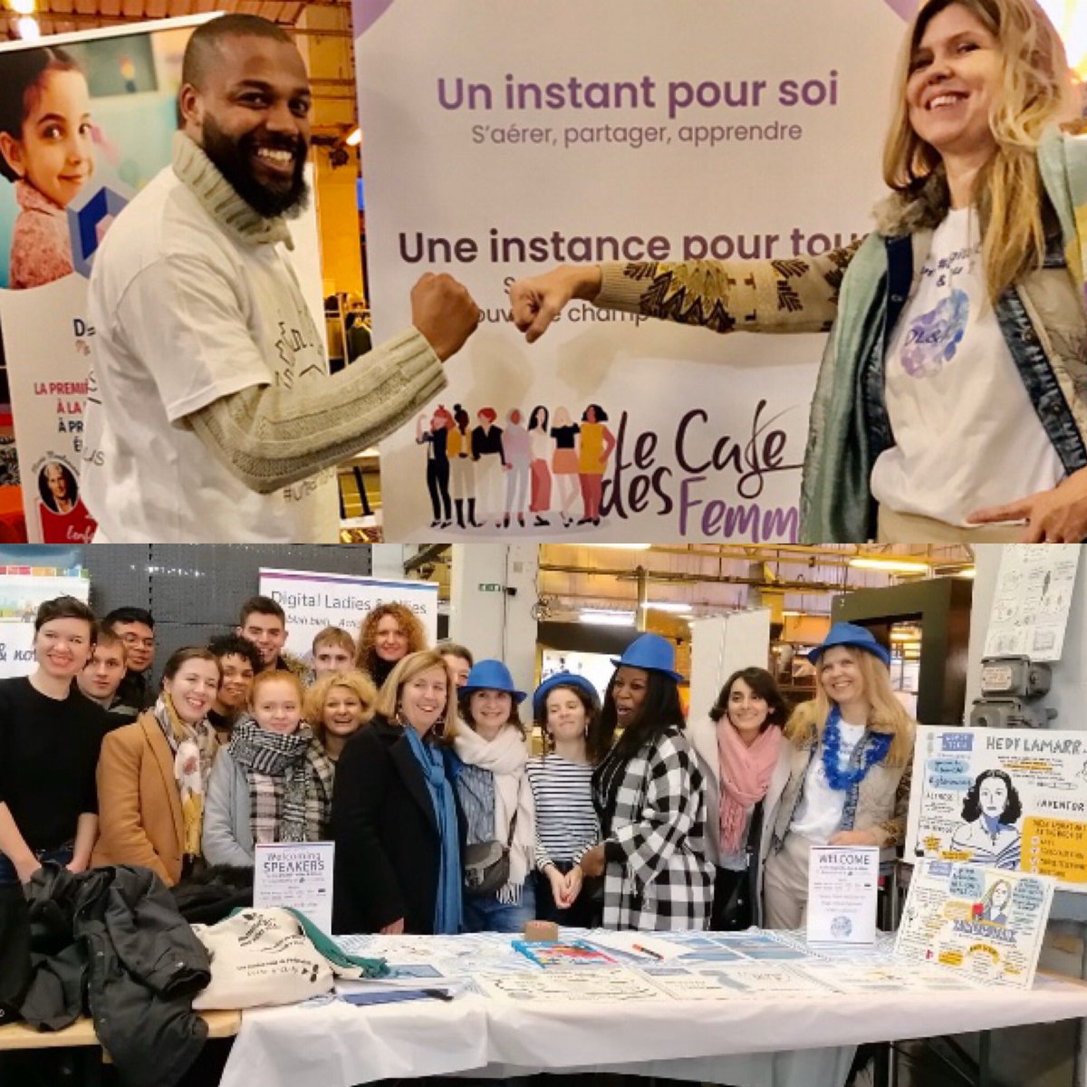 MereteBuljo's tweet photo. #LTP2020 Fières que le #DoTank @digital_ladies &amp; Allies se mobilise en quelques jours pour soutenir le festival de cinéma @Letempspresse 
🔝#MeetUpDLA au village du festival à @Gro_ndControl notre stand s’est transformé en #SWIITUp Scale Women In IT Up🚀
@SANDDELA @ValerieAsselot https://t.co/54YcK5NyWt