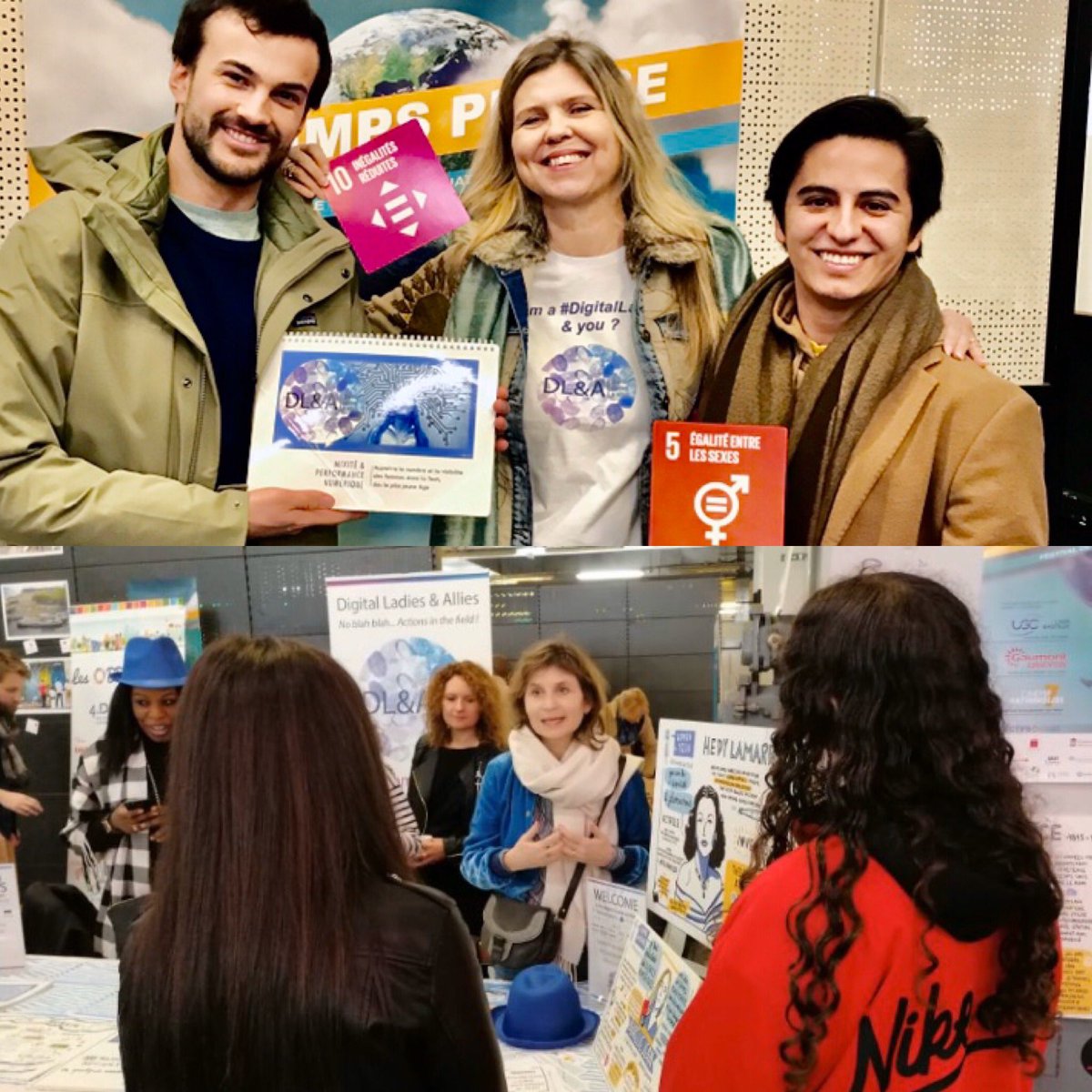 MereteBuljo's tweet photo. #LTP2020 Fières que le #DoTank @digital_ladies &amp; Allies se mobilise en quelques jours pour soutenir le festival de cinéma @Letempspresse 
🔝#MeetUpDLA au village du festival à @Gro_ndControl notre stand s’est transformé en #SWIITUp Scale Women In IT Up🚀
@SANDDELA @ValerieAsselot https://t.co/54YcK5NyWt