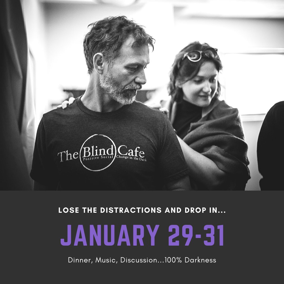 The Blind Cafe Experience Connect In 100% Darkness tweet media