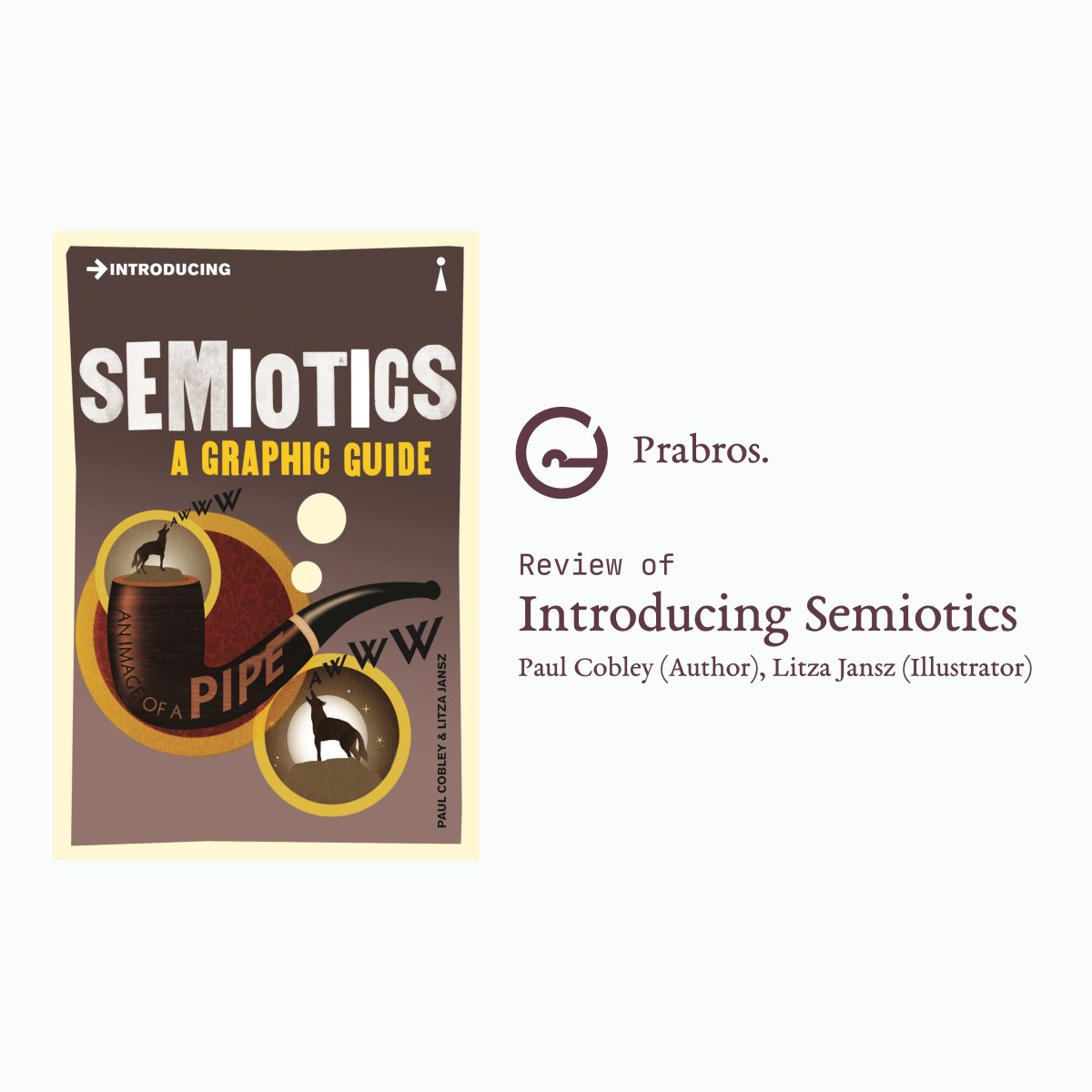 Cover for Introducing Semiotics Review