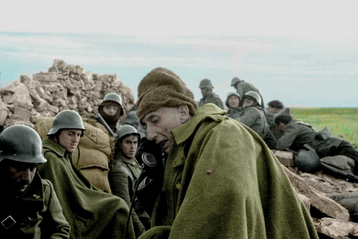 El coronel Marzo en Sigüenza durante la guerra civil española. Foto de  Sebastián Taberna., image size:1200x800