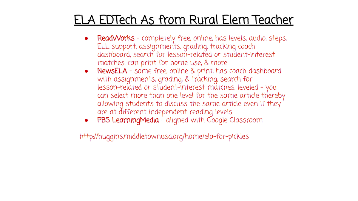 SHuggins67's tweet photo. @Rural_Schools @IAARTCampaign @RuralEdChat This is what I threw at him right off the top of my head. #RuralEdChat #ELAEdTech https://t.co/GS9JDfMP4T