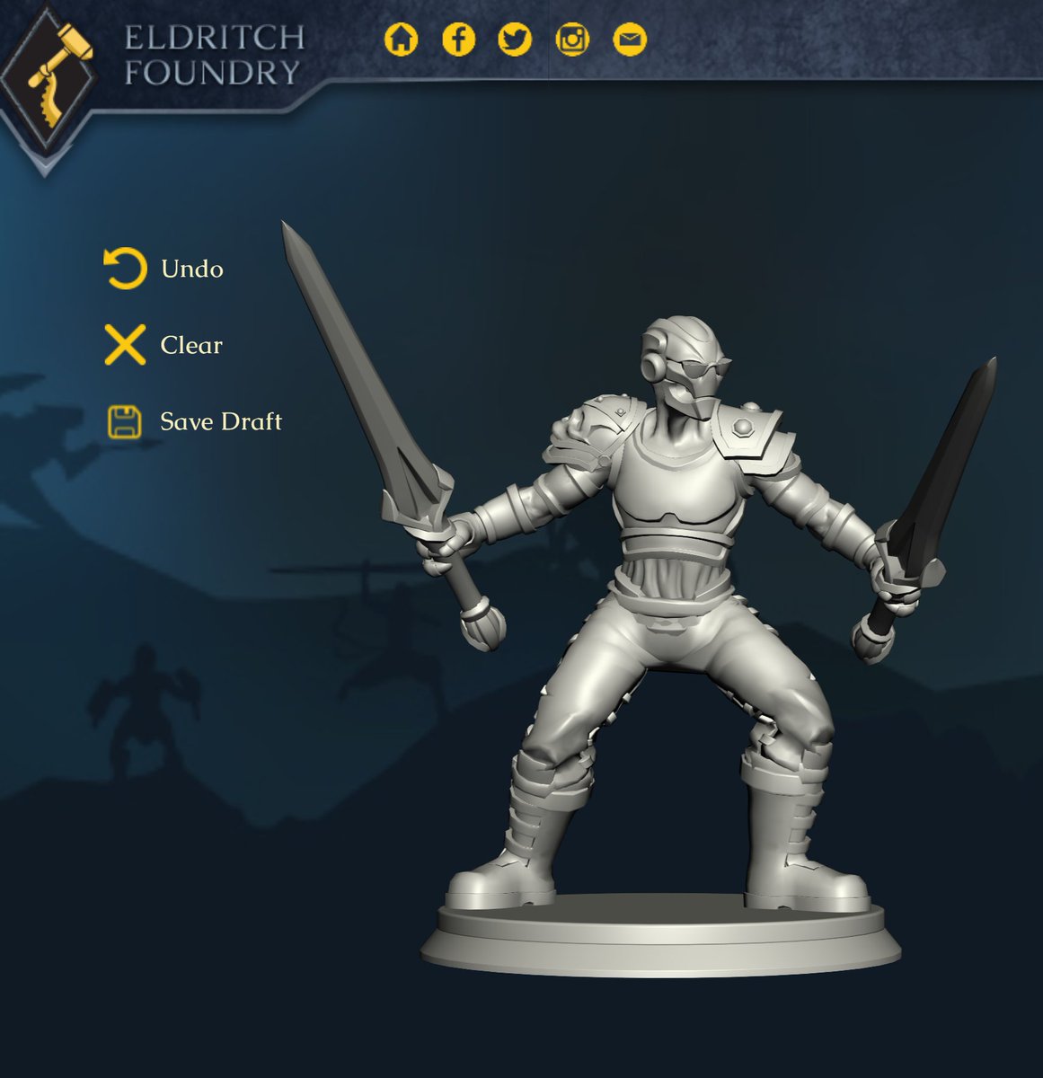 This Worghast is showing off the new Legendary Longswords! Not to mention those killer shades 😎 See what else is new: EldritchFoundry.com.