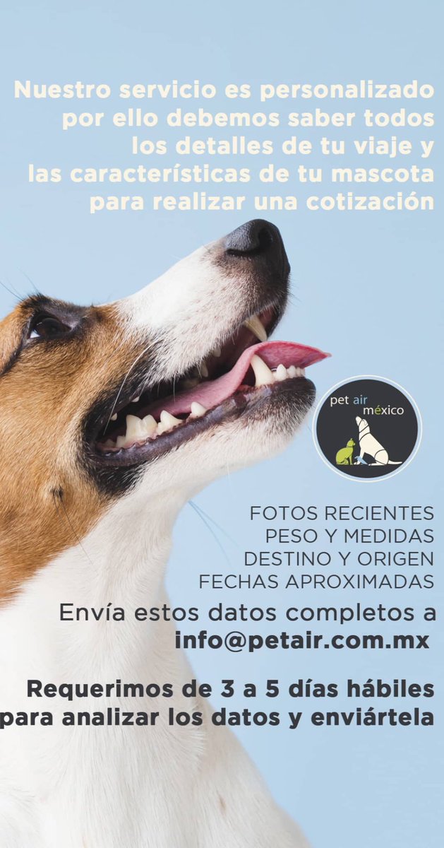 Petairmex's tweet photo. Info@petair.com.mx https://t.co/h7rPgRJhfh
