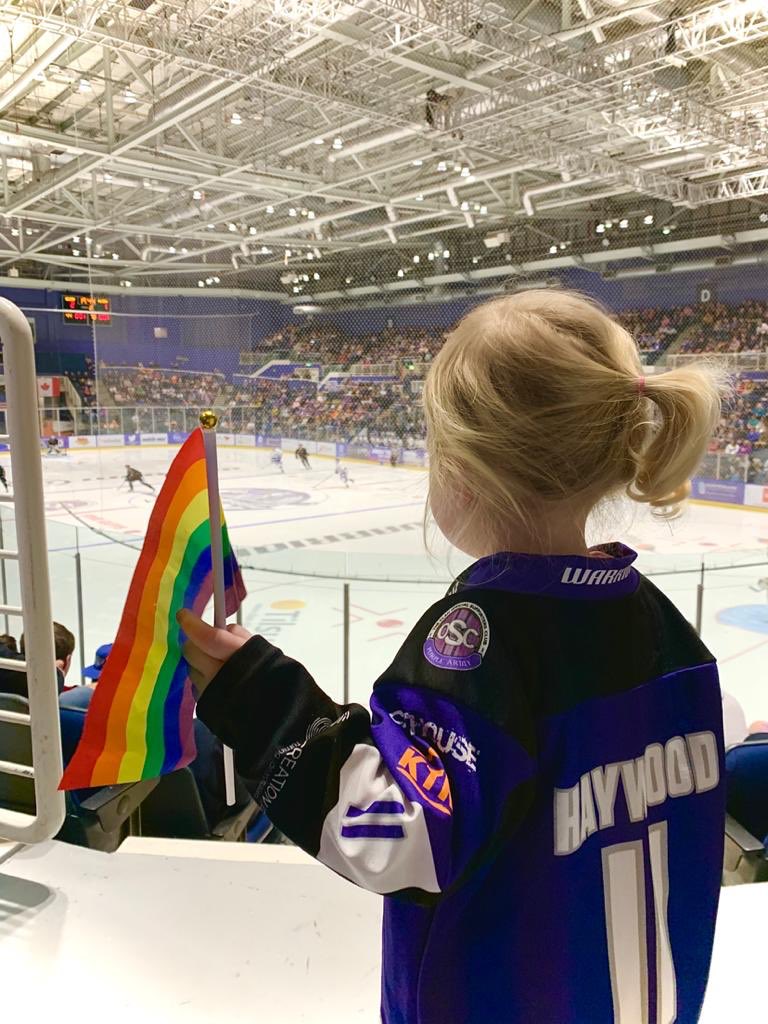 Amazing reaction to pride weekend. The fans were rocking tonight and was great to see all the league sporting all the colours! We’re especially proud of <a href="/ZachSully11/">Zach Sullivan</a> very brave and you have everybodys support. #YouCanPlay