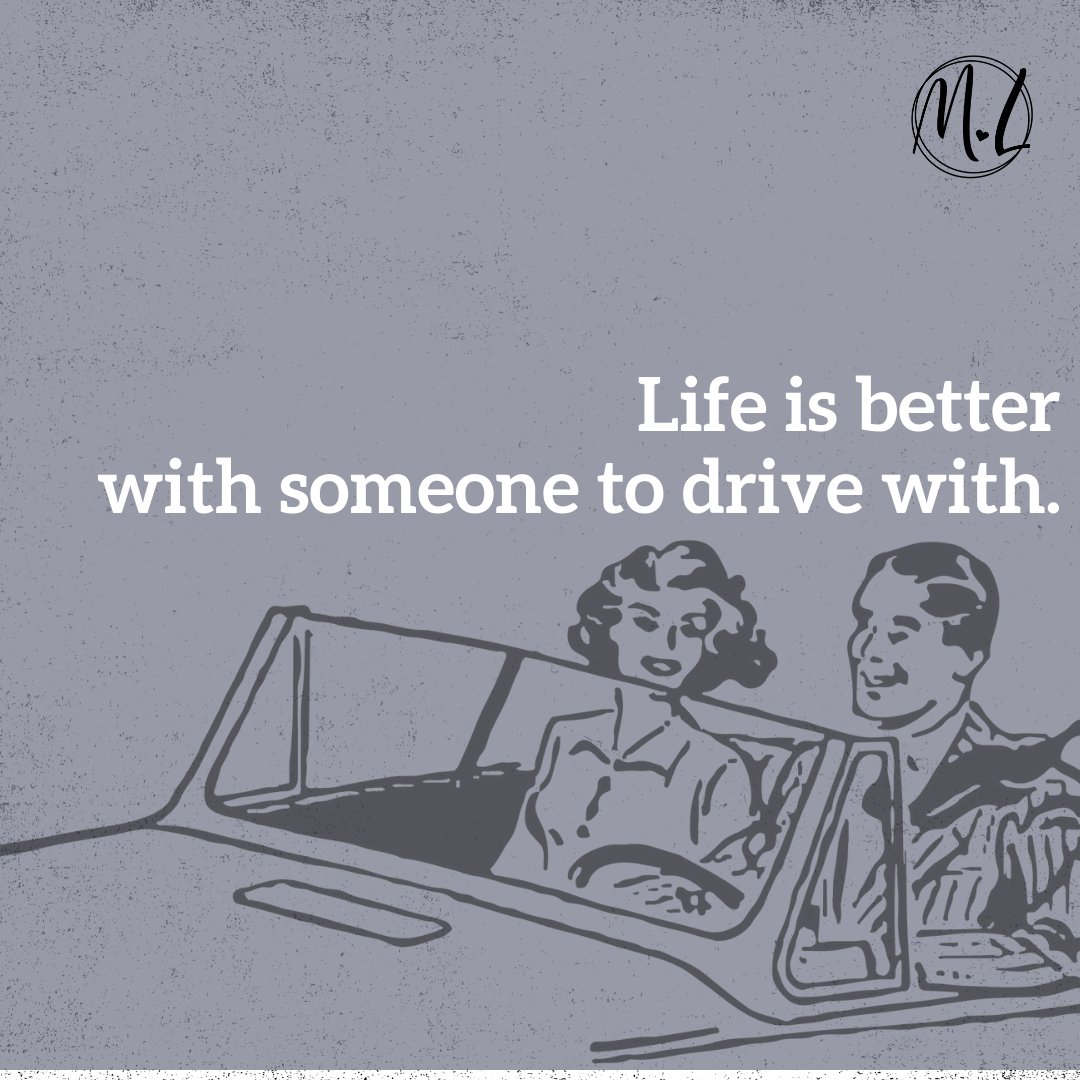 mlynndrivein's tweet photo. Drivin' solo is nice every once in awhile...

But sharing your experiences is even better.❤️

#sharing #lifelesson #journey #inspiration https://t.co/aw9qsupoqN