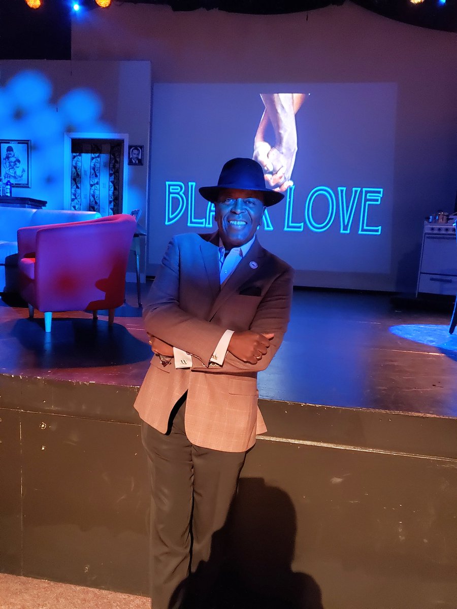 Enjoying the play 'Black Love' by Carl Clay at the  #BlackSpectrumTheatre. A must see. #Queens