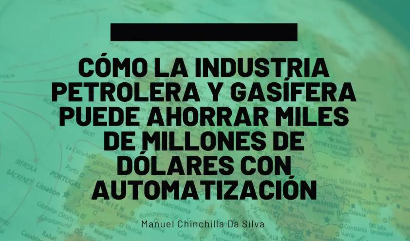 chinchillame's tweet photo. Las organizaciones petroleras y gasíferas tienen altas posibilidades de ahorrar miles de millones de dólares haciendo uso de la automatización y la digitalización
https://t.co/NbRRhtETgG https://t.co/S4OCnUan1q