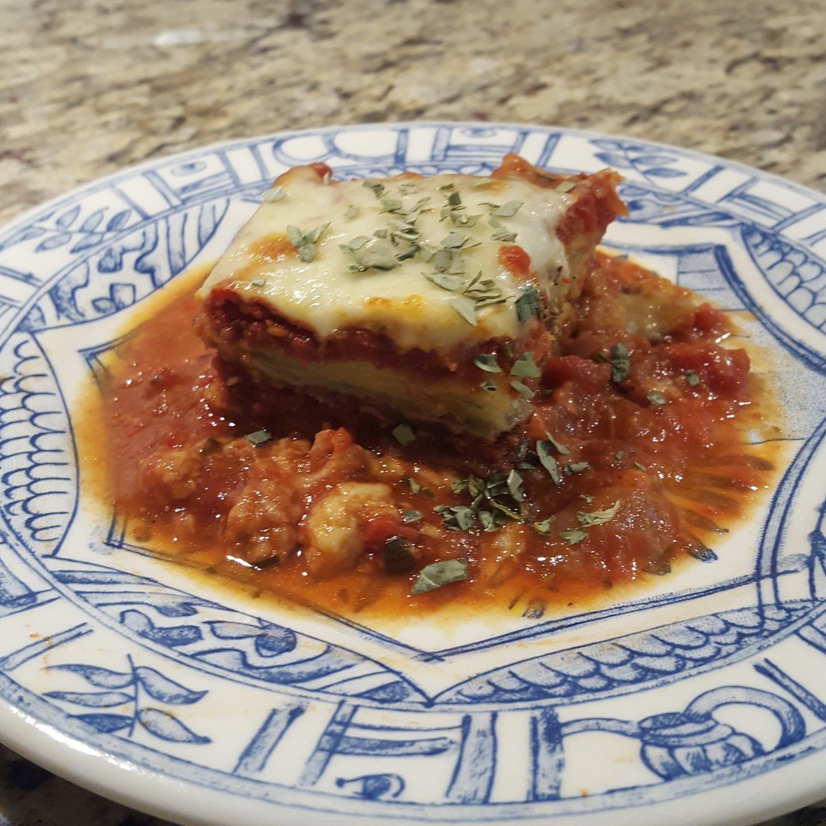 AmandaDeverich's tweet photo. A four hour eggplant parmasean project. I have made it faster, but not better. Enjoyed the making and the tasting! #Cook90 @ABoveWill @DavidTamarkin https://t.co/jxiRsJyt0P